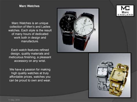 Marc Watches Ppt