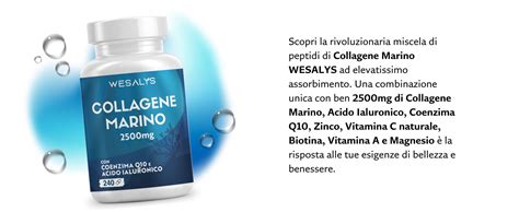 Collagene Marino Con Acido Ialuronico Capsule Mg Di