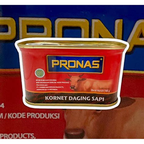 Jual Pronas Corned Beef Pronas Kornet Daging Sapi Gr Indonesia