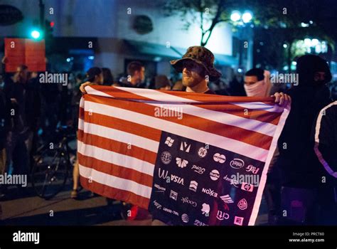 Upside down american flag hi-res stock photography and images - Alamy