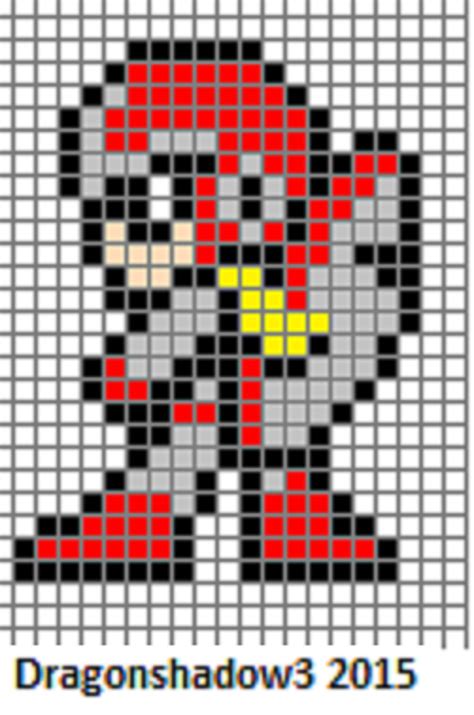 Protoman Pixel Art Grid By Dragonshadow3 On Deviantart