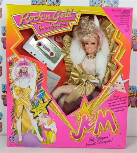 Rockn Gold Jem Jerrica The Holograms Doll Figure Mc Cassetta 1986