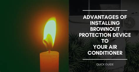 Advantages of Installing Brownout Protection Device to your Air Conditioner » Residence Style