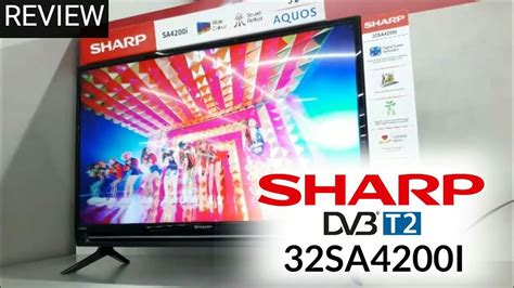 Review LED TV SHARP 32SA4200I DIGITAL TV Indonesia HD YouTube