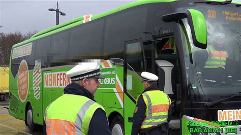 Gro Kontrolle Zoll Polizei Bag Lkw Fernbusse Kontrolle Der