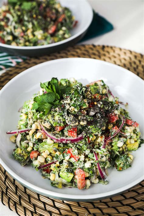 20 Minute Creamy Avocado Corn Salad Desi~licious Rd