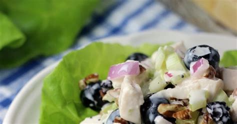 Blueberry Pecan Chicken Salad Renee S Kitchen Adventures