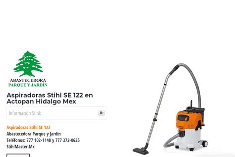 Aspiradoras Stihl Se 122 En Actopan Hidalgo Mex Stihlmastermx