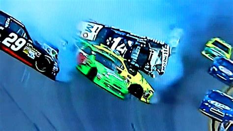 Talladega Last Lap Crash October 7 2012 The Big One And Tony