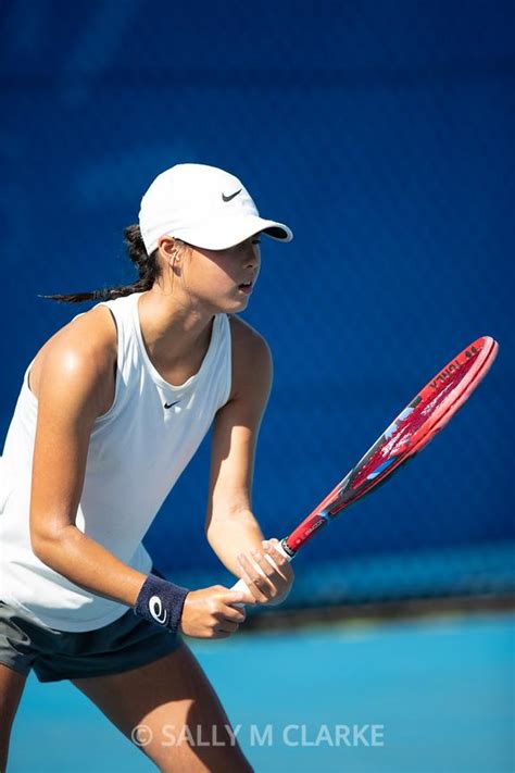 Sally M Clarke Koharu Nishikawa Of Australia During Practice At The