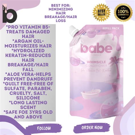 Original Babe Formula Whimsicle Conditioner Ml Refill Pouch Lazada Ph