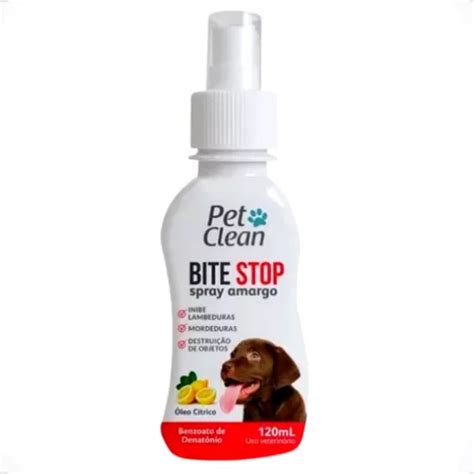 Bite Stop Spray Pet Clean Anti Lambedura E Mordedura 120ml MercadoLivre