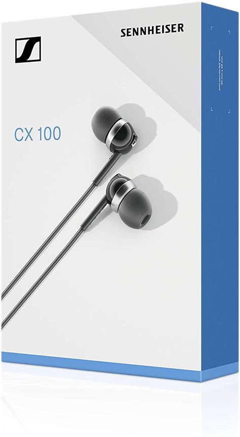 Auriculares In Ear Sennheiser CX 100 Negro DiscoAzul