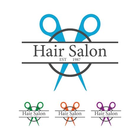 Premium Vector Hair Salon Logo Design For Salon Shop Sample