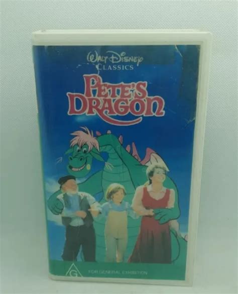 PETE S DRAGON VHS 1977 Walt Disney Classic Don Bluth Small Box Ex