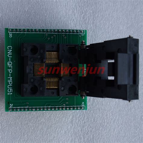 Ic Test Socket Programmer Converter Adapter Lqfp Qfp To Dip For