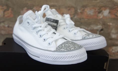 Converse Chuck Taylor Glitter Toe Box White - Soleracks