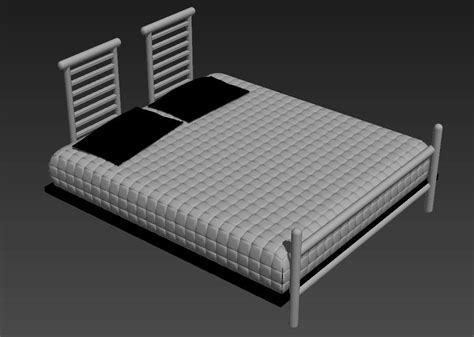 Luxury Bed 3d Model Free Download Max File Cadbull