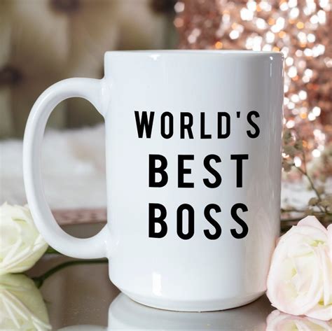 The Office Boss Gift Boss Worlds Best Boss The Office Mug Etsy