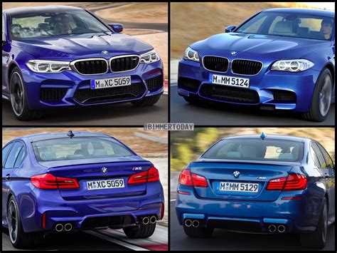 Bildvergleich: BMW Concept M5 F10 vs. BMW Concept M5 E60