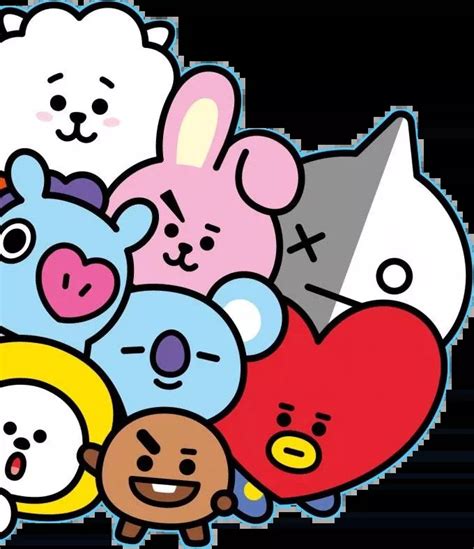 Bt Bts Cooky Shooky Koya Mang Sticker By Karyn Naes Cute Doodle Art