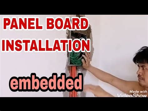 Paano Mag Install Ng Panel Board At Ang Standard Hieght Galing Sa