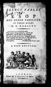 Select Fables of Esop and other Fabulists 1781 : [Aesop] : Free ...