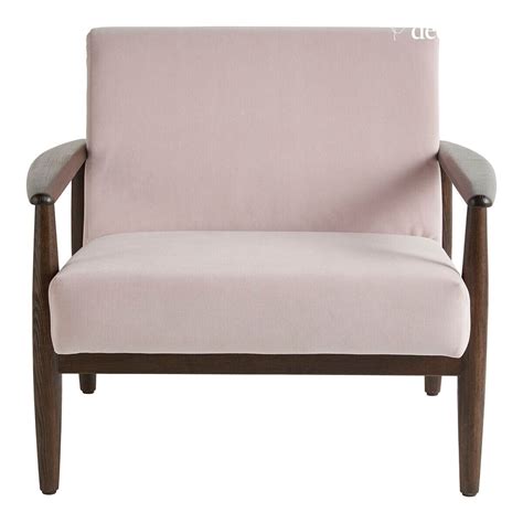 Ash En Nude Fluwelen Fauteuil Decoclico