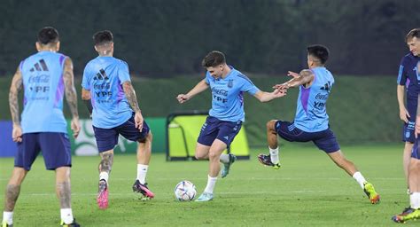 Selección Argentina La Formación Que Probó Lionel Scaloni A Dos Días