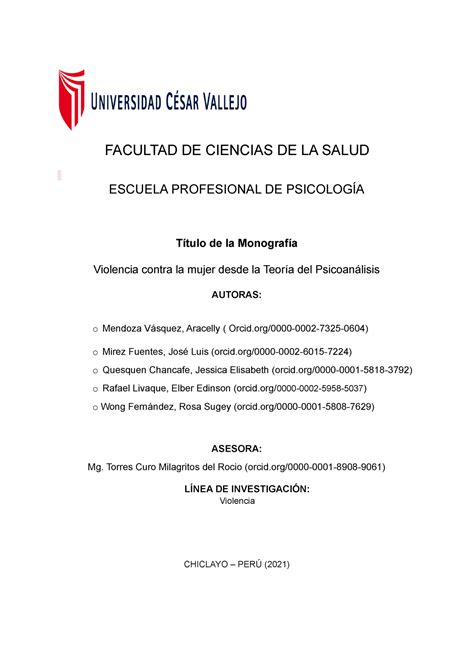 Facultad DE Ciencias DE LA Salud Psicología de la Personalidad UCV