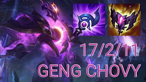 Geng Chovy Xerath Mid Vs Hwei Kr Challenger Patch Youtube