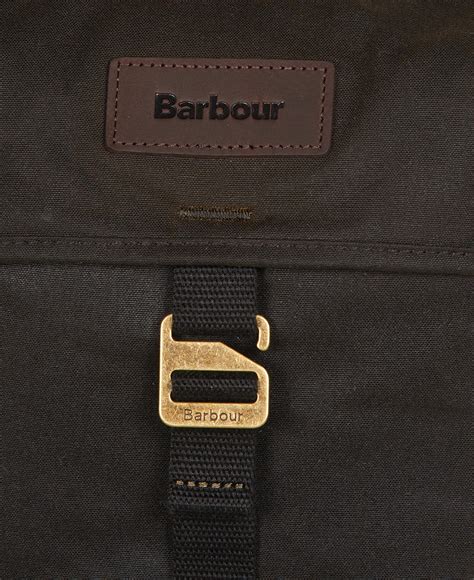 Shop the Barbour Essential Wax Backpack in Olive | Barbour