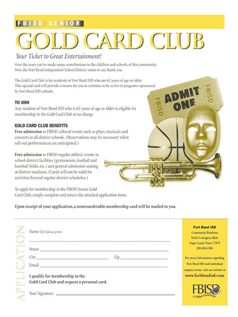 Fort Bend County Gold Card Fill Out Sign Online Dochub