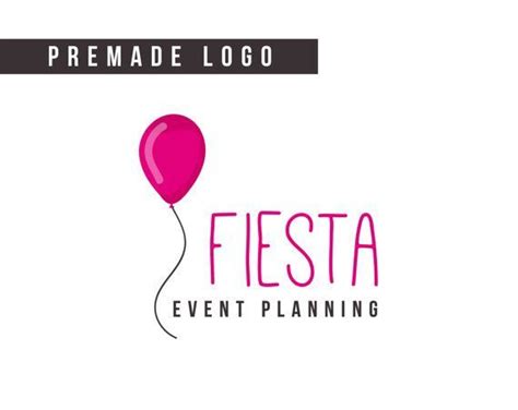 Premade Logo Logo De Organizadora De Eventos Diseño De Event Planner