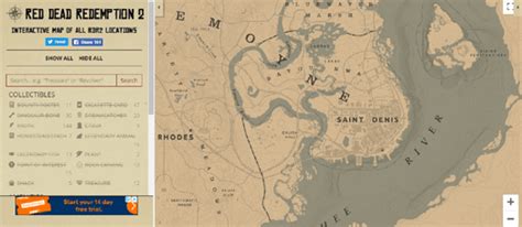 Red Dead Redemption 2 Map