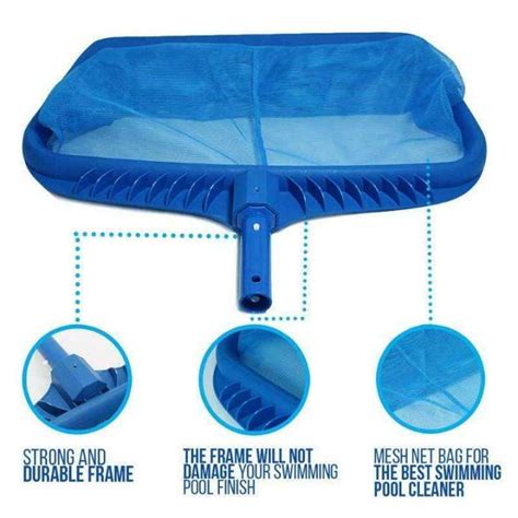 2024new Swimming Pool Cleaning Leaf Skim Net Wide Pool Skimmer With