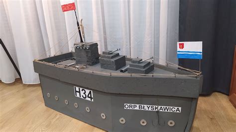 Model makieta statek ORP Błyskawica Kosakowo OLX pl