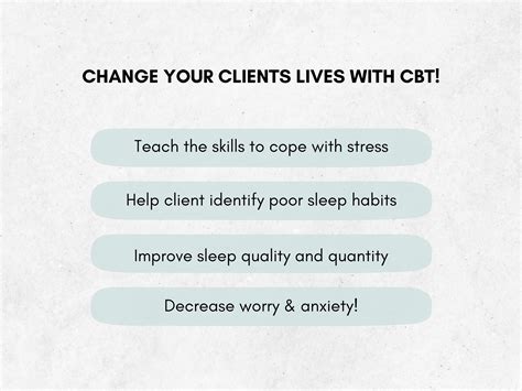 Cbt Therapy For Insomnia Psychology Worksheets For Better Sleep