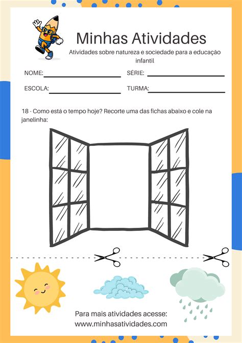 Atividades Sobre A Natureza E Sociedade