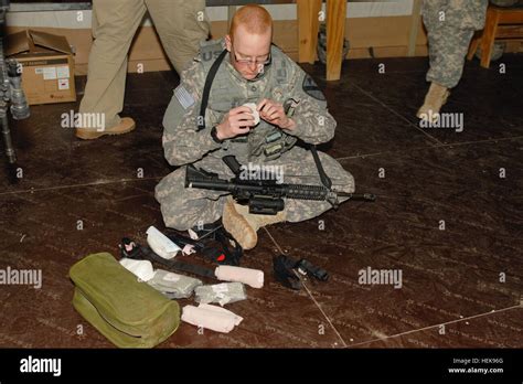 Pfc Adam Miller With The Personal Security Detachment Headquarters