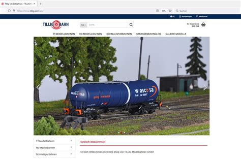 Online Shop Tillig Modellbahnen