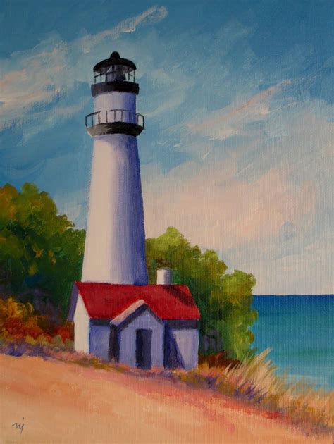 Lighthouse Drawing, Lighthouse Art, Watercolor Landscape Paintings, Art ...