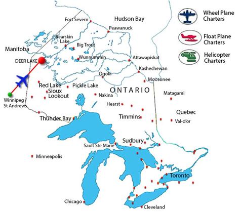 Deer Lake Ontario Charter Flights