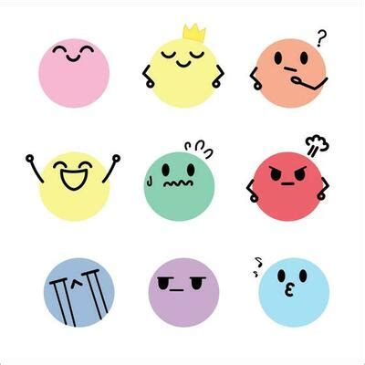 Cute Emotions Vector Art, Icons, and Graphics for Free Download