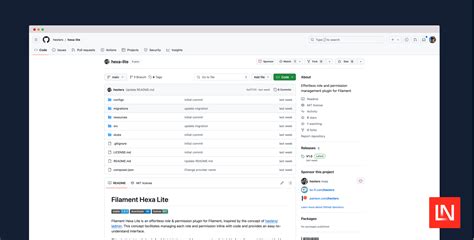 Hex Lite Filament Laravel