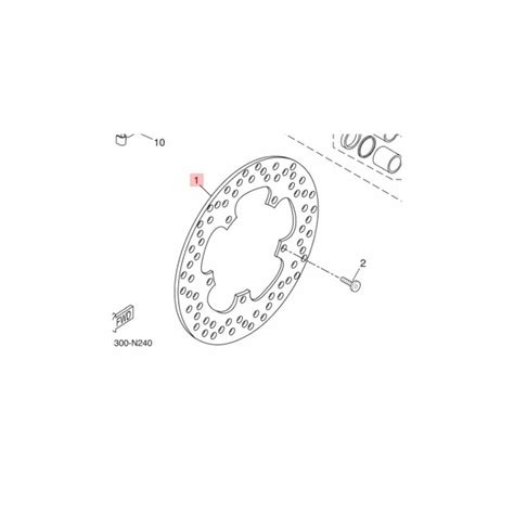 Disco Freno Delantero Yamaha Xmax B F U