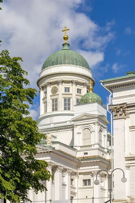 Catedral De Helsinki En Finlandia De La Plaza Del Senado Foto De