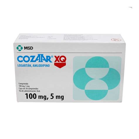 Cozaar Xq 100 5mg Cmpr Con 30 Farmacia Soriana