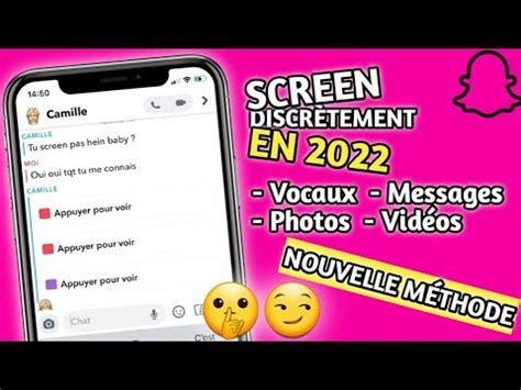 Comment SCREEN sur SNAP sans être VU en 2022 NOUVELLE MÉTHODE YouTube