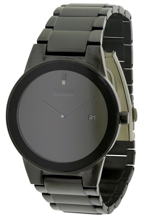 Citizen Eco-Drive Axiom Black IP Mens Watch AU1065-58E | eBay